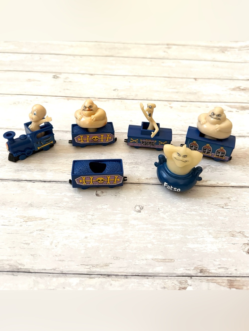 Caspar the Friendly Ghost 1996 Toys Train Fatso Jack in the Box Kids Meal 10pc